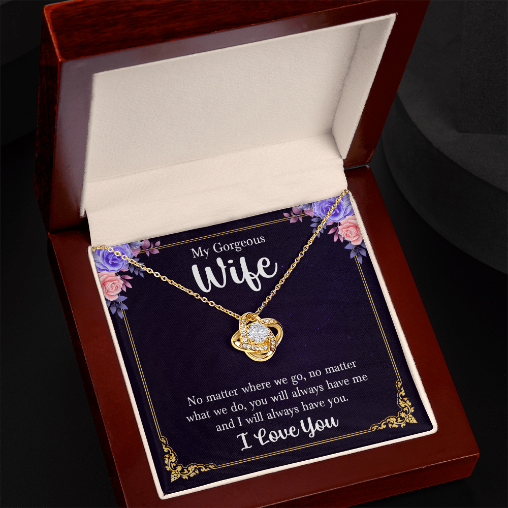 To my wife
