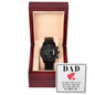 Black Chronograph Watch