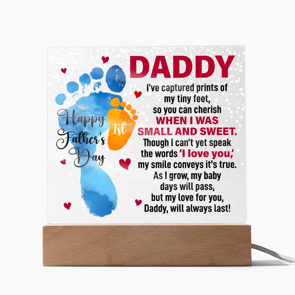 Daddy When I was Small and Sweet
