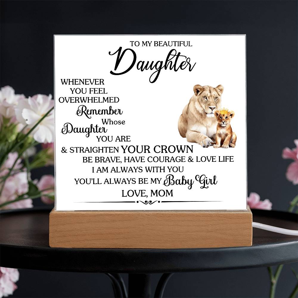 To MY BEAUTIFUL DAUGHTER