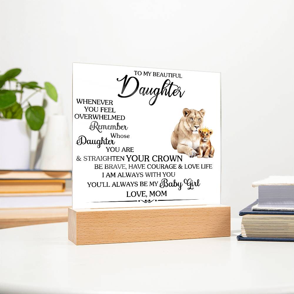 To MY BEAUTIFUL DAUGHTER
