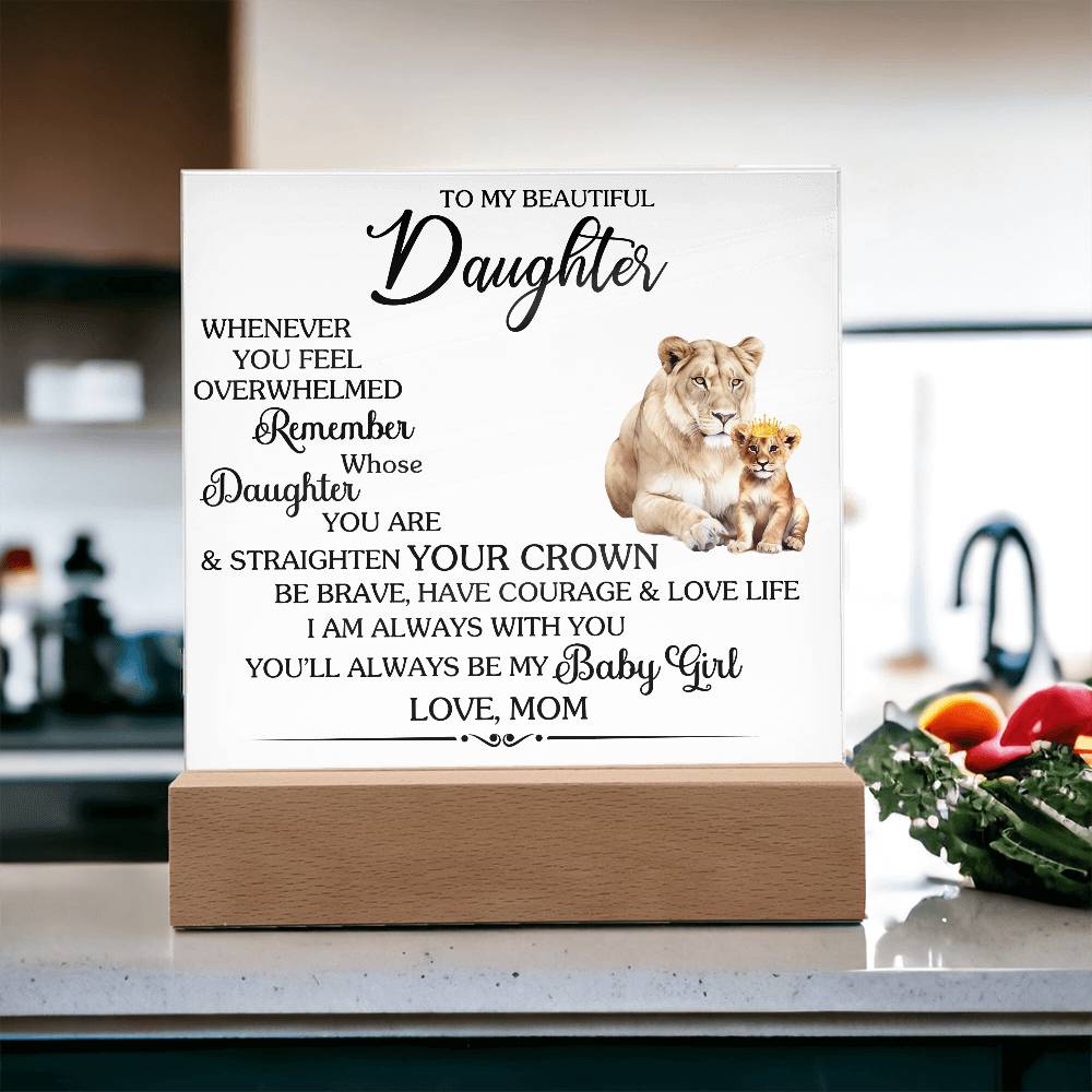To MY BEAUTIFUL DAUGHTER