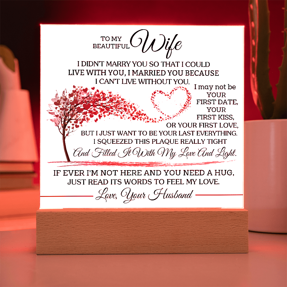 TO MY BEAUTIFUL WIFE
