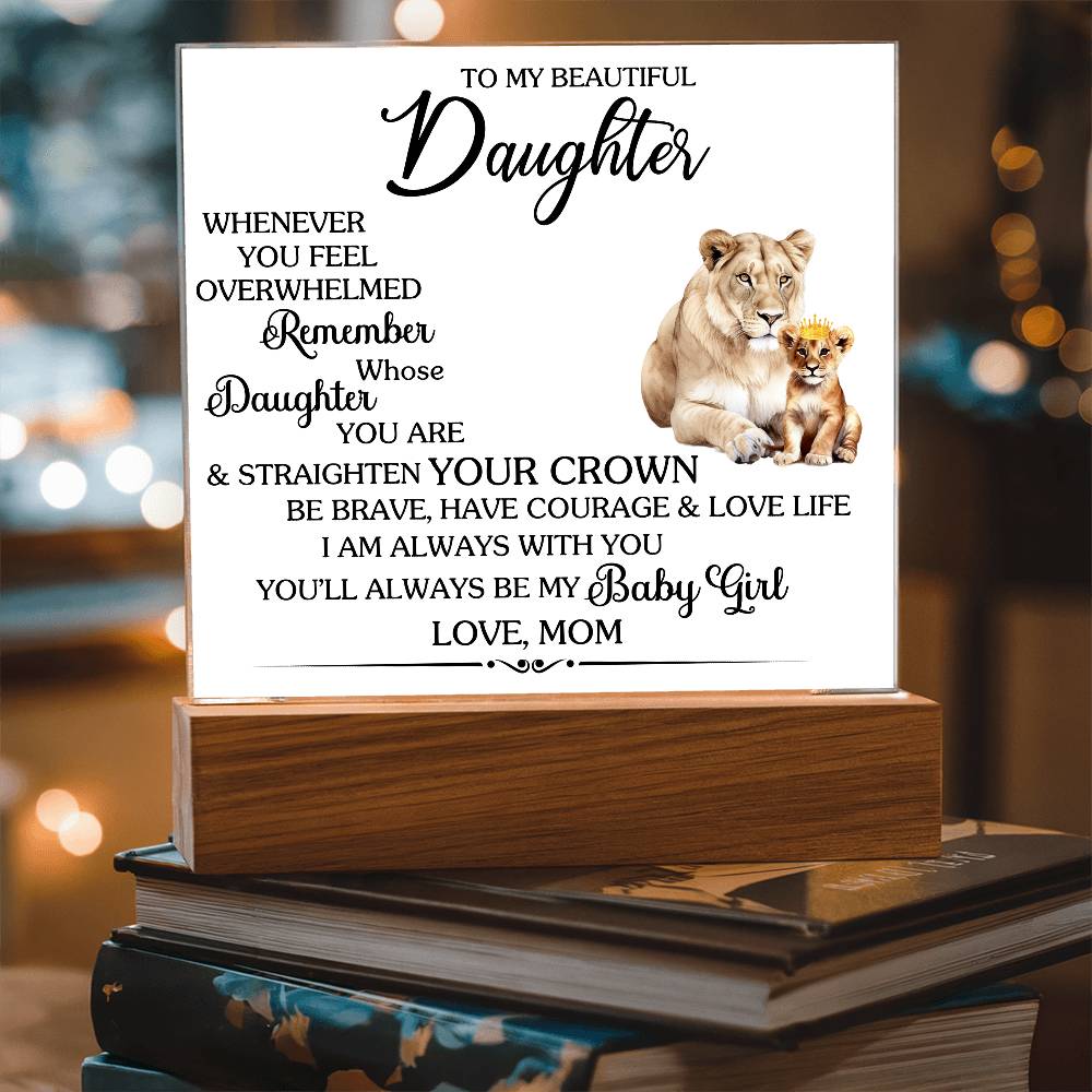 To MY BEAUTIFUL DAUGHTER