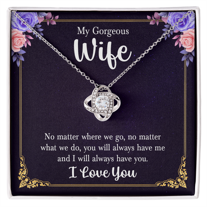 To my wife
