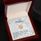 To My Mother, Thank You For Always Being There -Love Knot Necklace