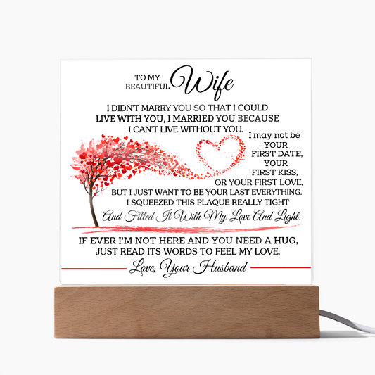 TO MY BEAUTIFUL WIFE