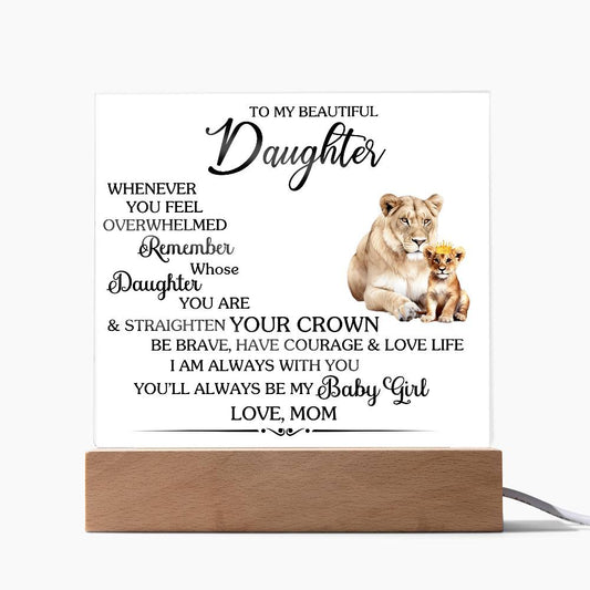 To MY BEAUTIFUL DAUGHTER