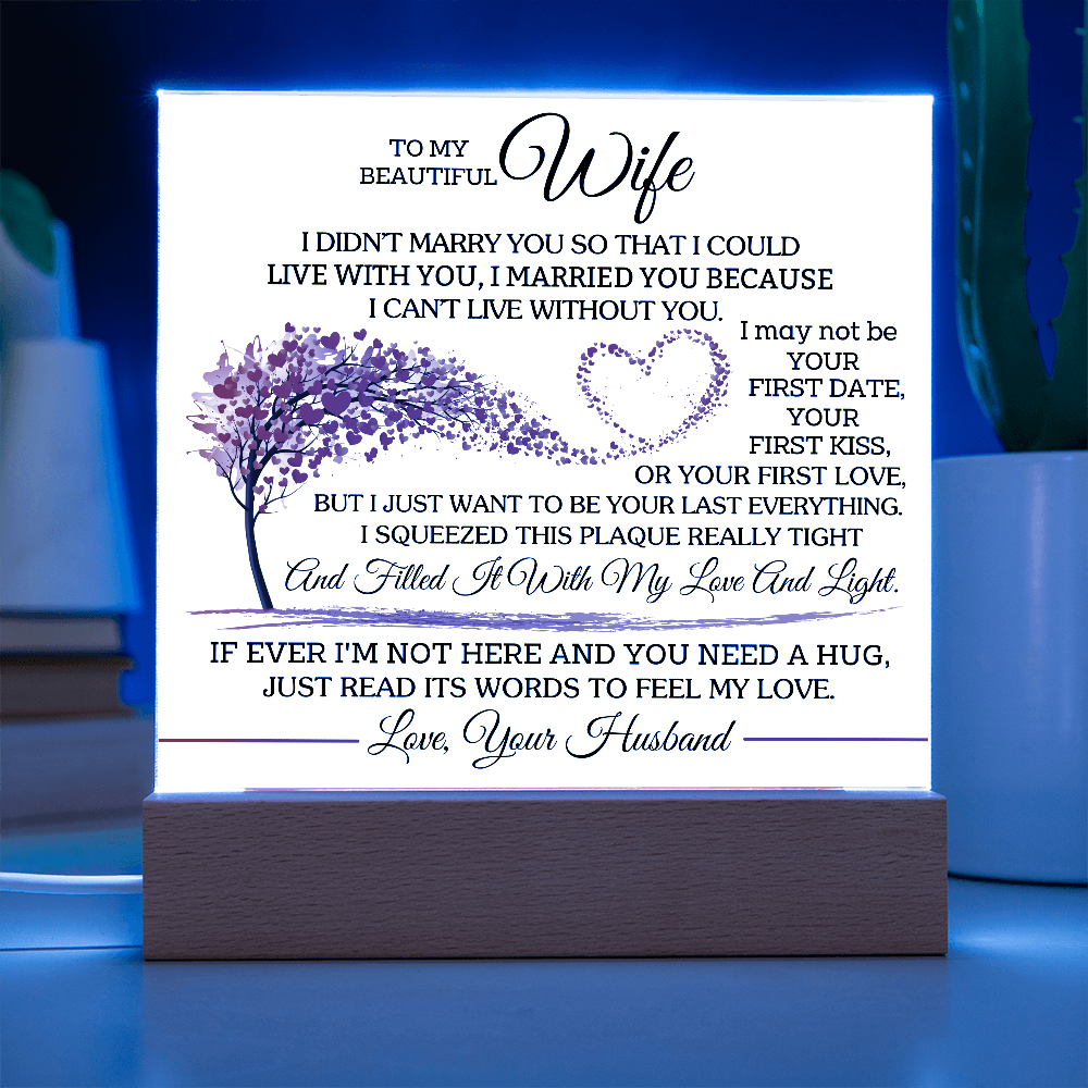 TO MY BEAUTIFUL WIFE
