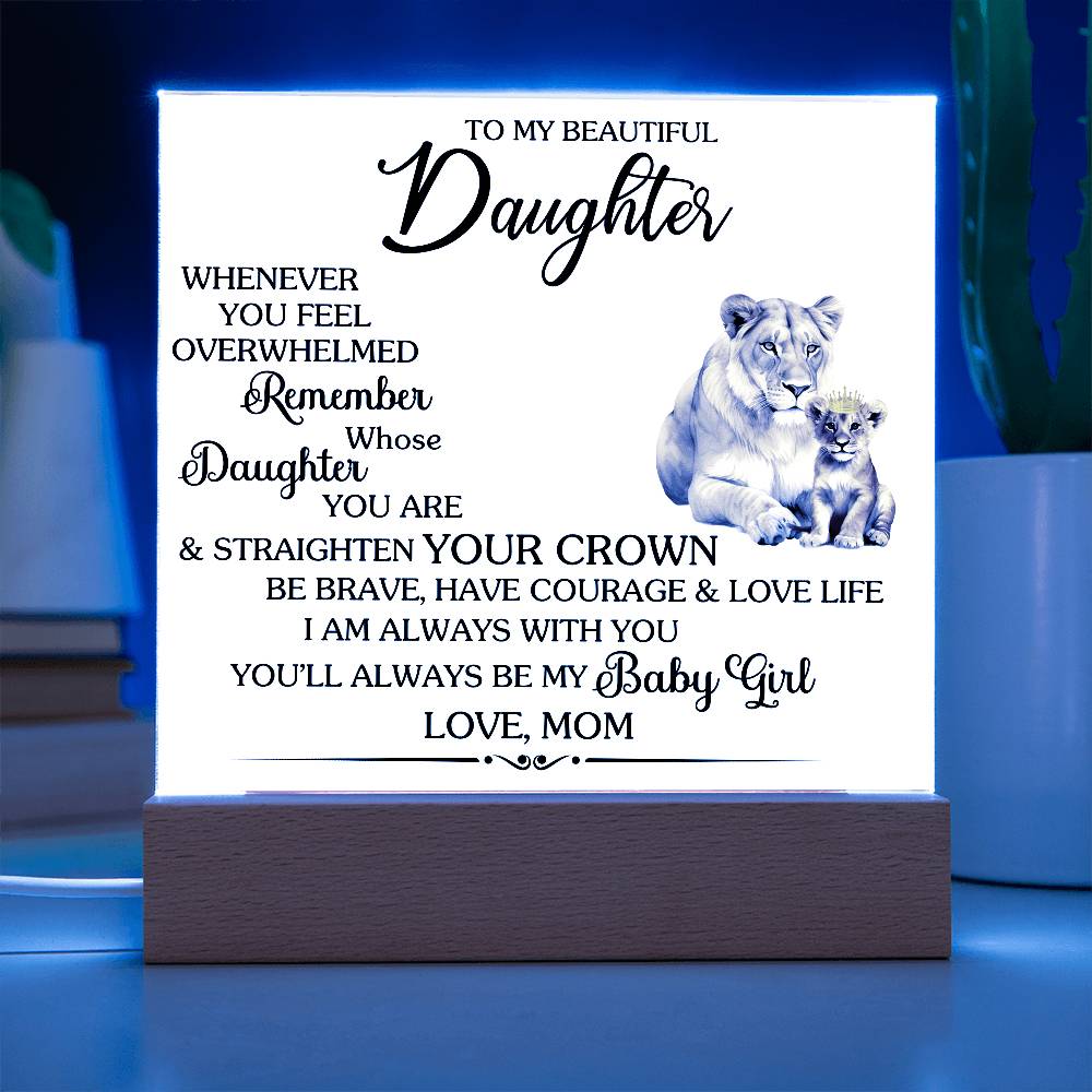 To MY BEAUTIFUL DAUGHTER