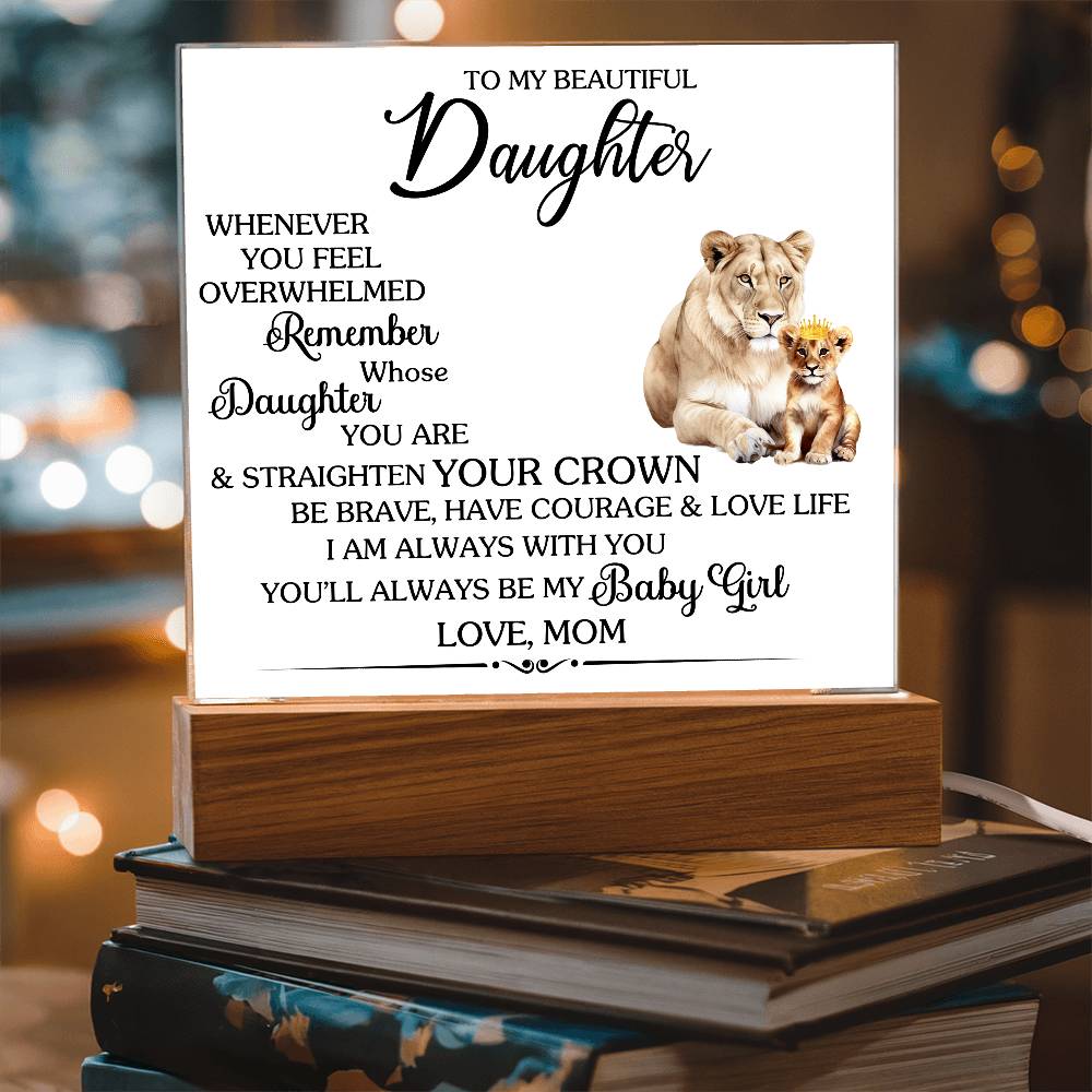 To MY BEAUTIFUL DAUGHTER