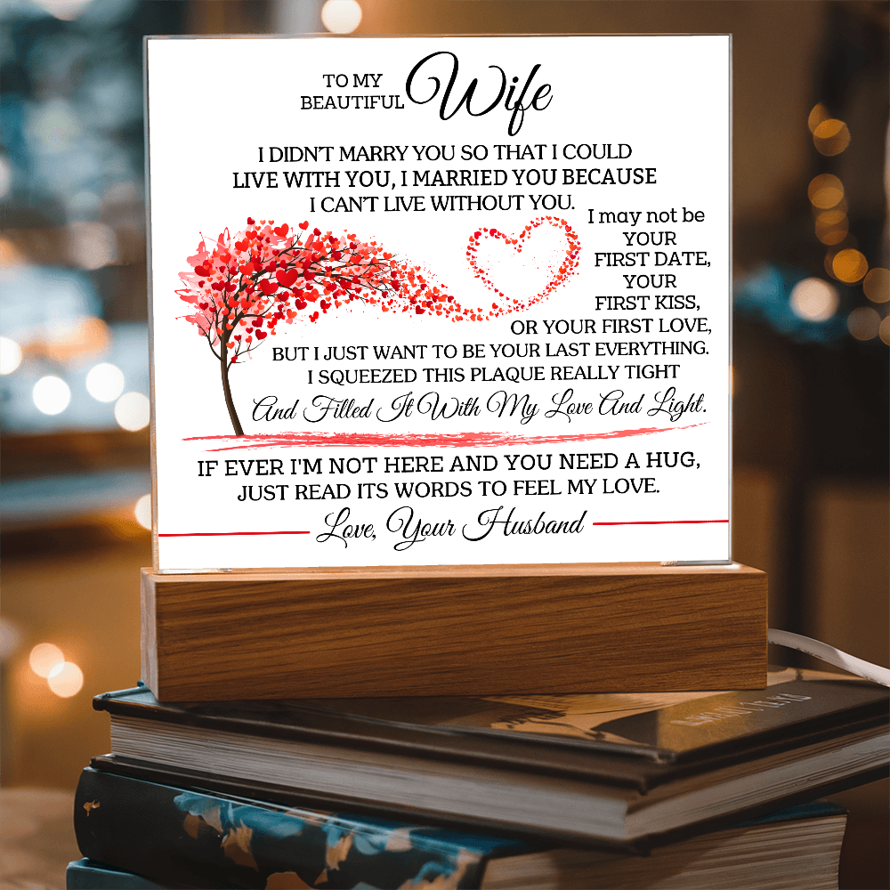 TO MY BEAUTIFUL WIFE