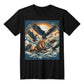 Lion and eagles