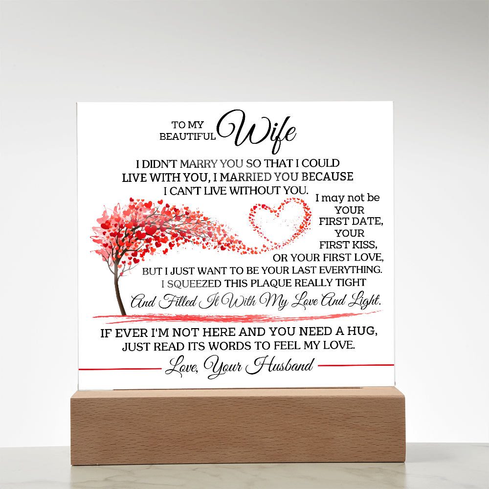 TO MY BEAUTIFUL WIFE