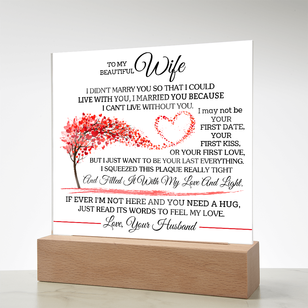 TO MY BEAUTIFUL WIFE