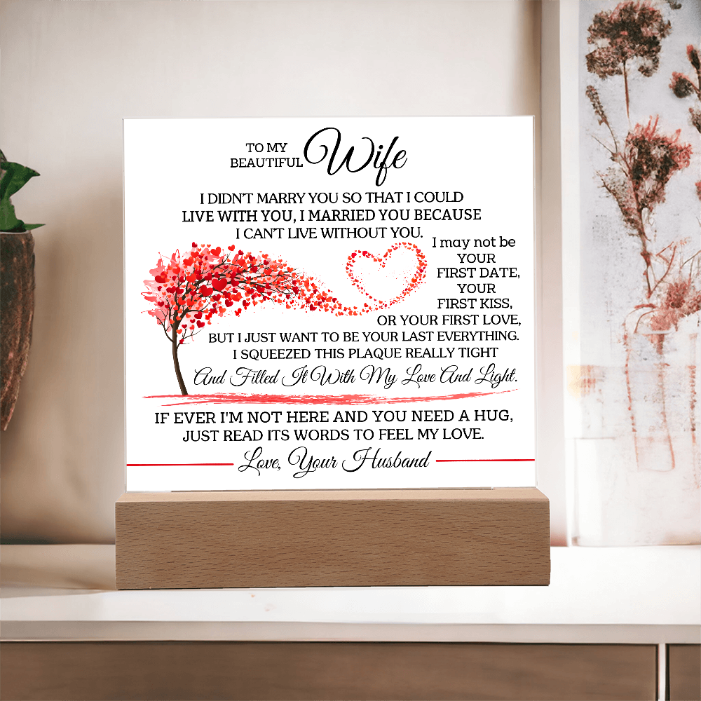 TO MY BEAUTIFUL WIFE
