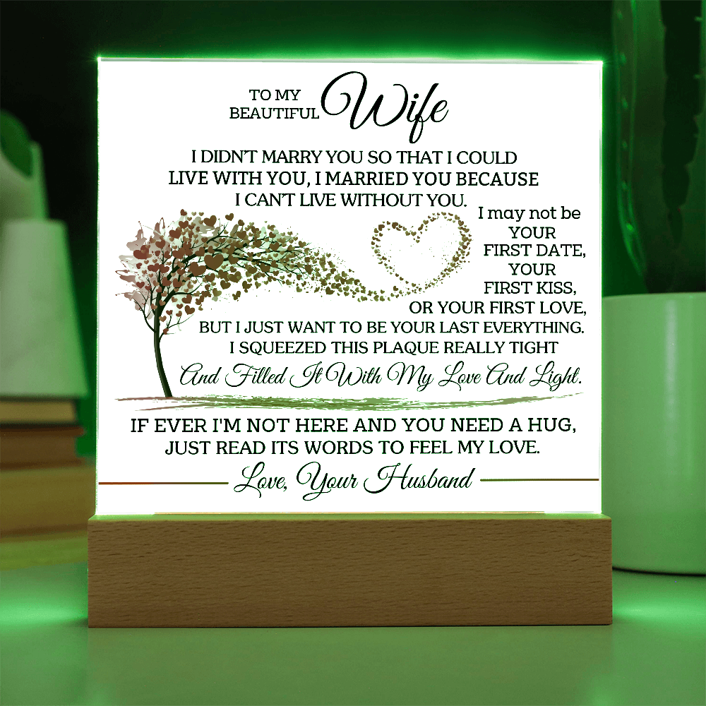 TO MY BEAUTIFUL WIFE