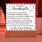 TO MY AWESOME GANDDAUGHTER