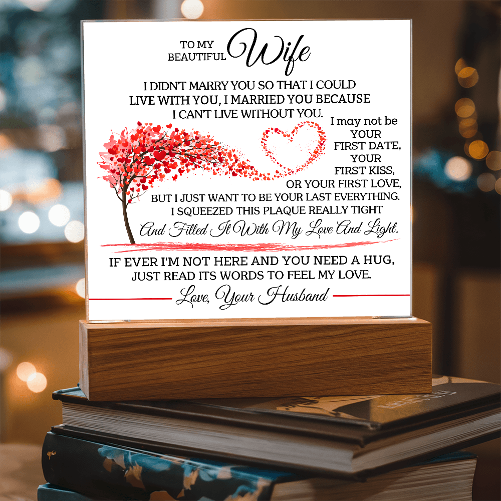 TO MY BEAUTIFUL WIFE