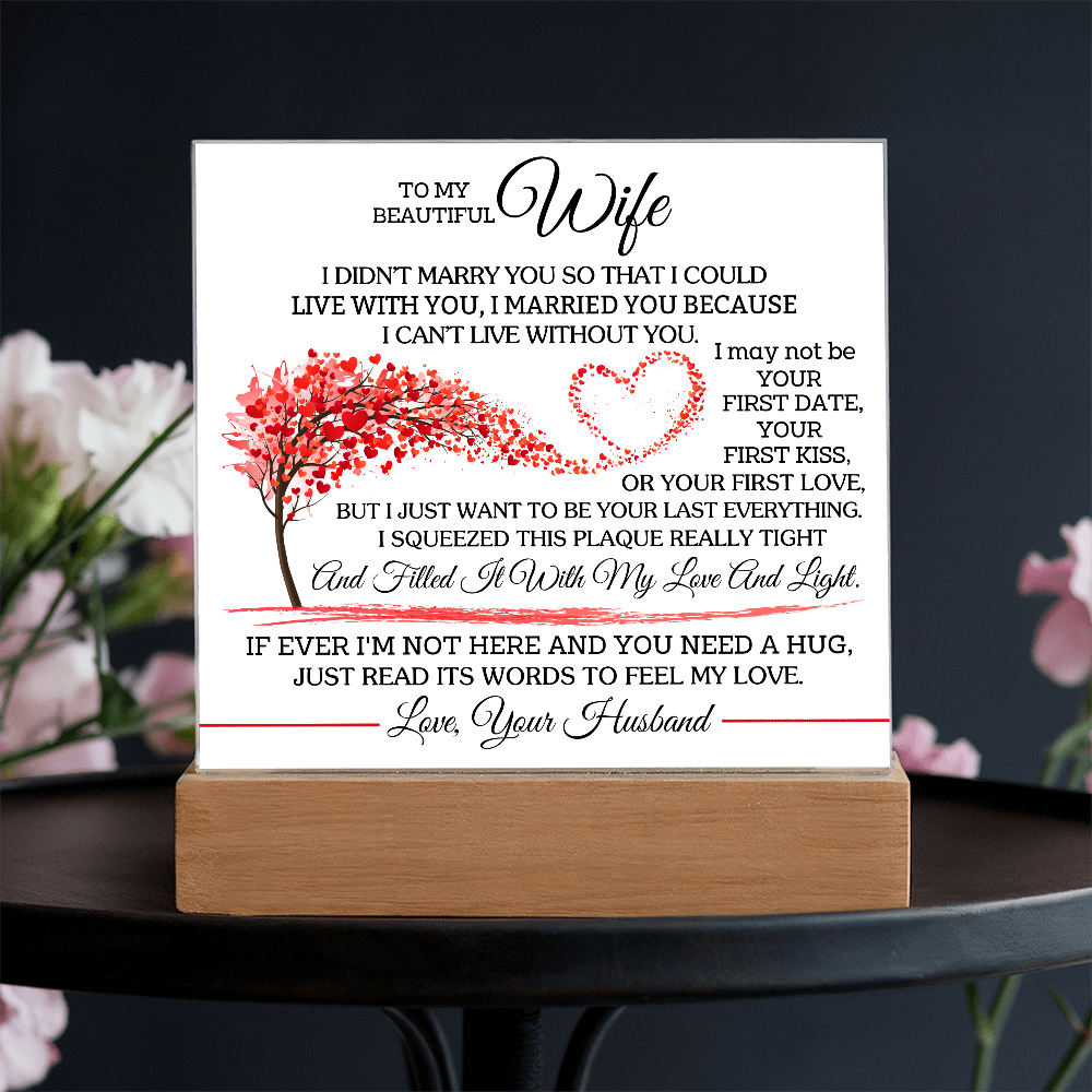 TO MY BEAUTIFUL WIFE